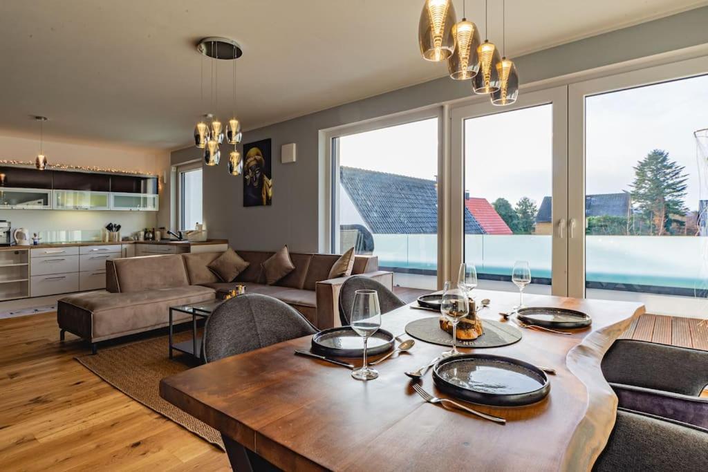 A&V Apartments Wunderschoene Penthouse Wohnung 뫼르스 외부 사진