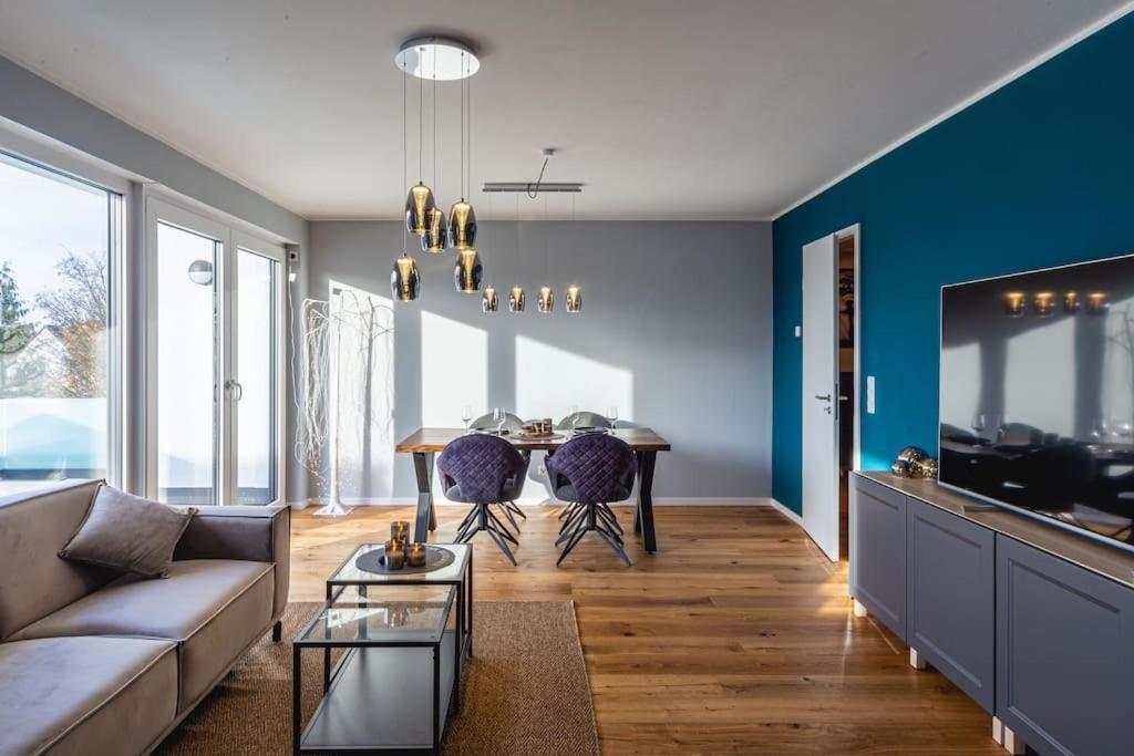 A&V Apartments Wunderschoene Penthouse Wohnung 뫼르스 외부 사진